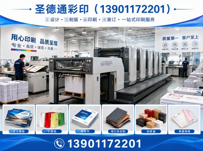 通州区彩色印刷展示图